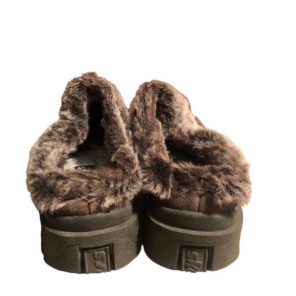 Skechers Shindigs Fortress Women’s Slip On Clog  Slippers Brown Size 7 - Picture 5 of 7